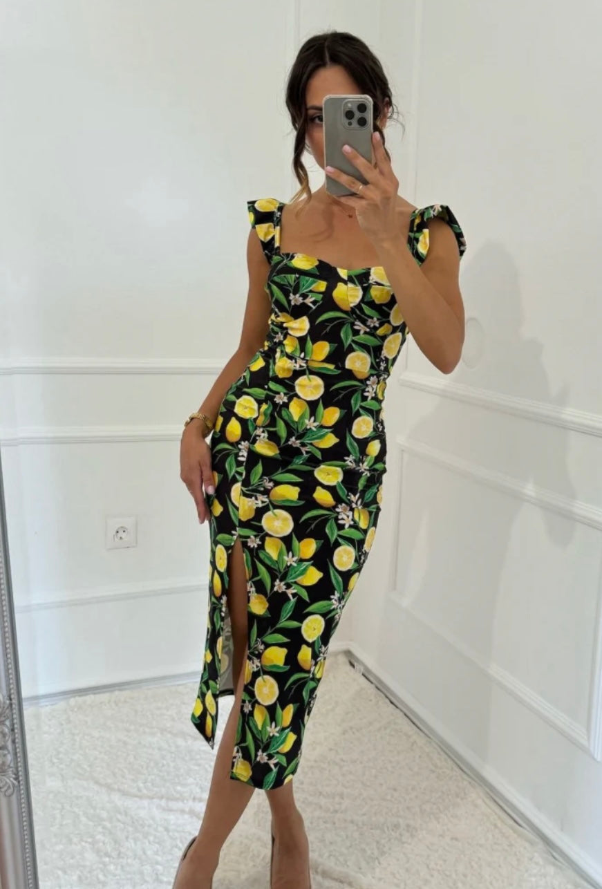 Rochie lycra Lime